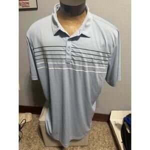 Travis Mathew Mens 3XL Striped Short Sleeve Polo